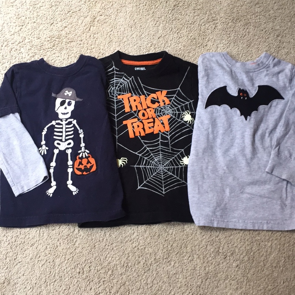 Gymboree Halloween tee bundle